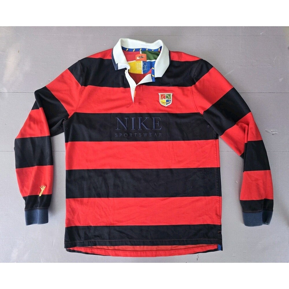 Nike Men's Size Medium Long Sleeve Polo Shirt DD8947-410